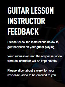How to Use the Feedback System