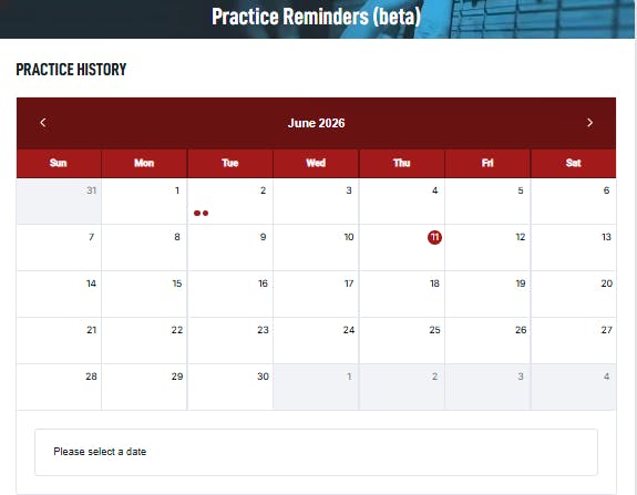  How To Set Practice Reminders and Log Practice 