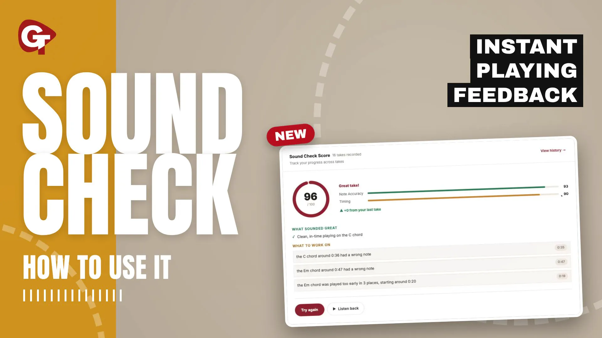 How to Use the Sound Check Feature