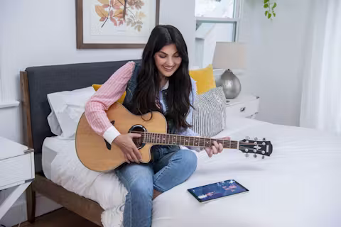 Guitar lesson video