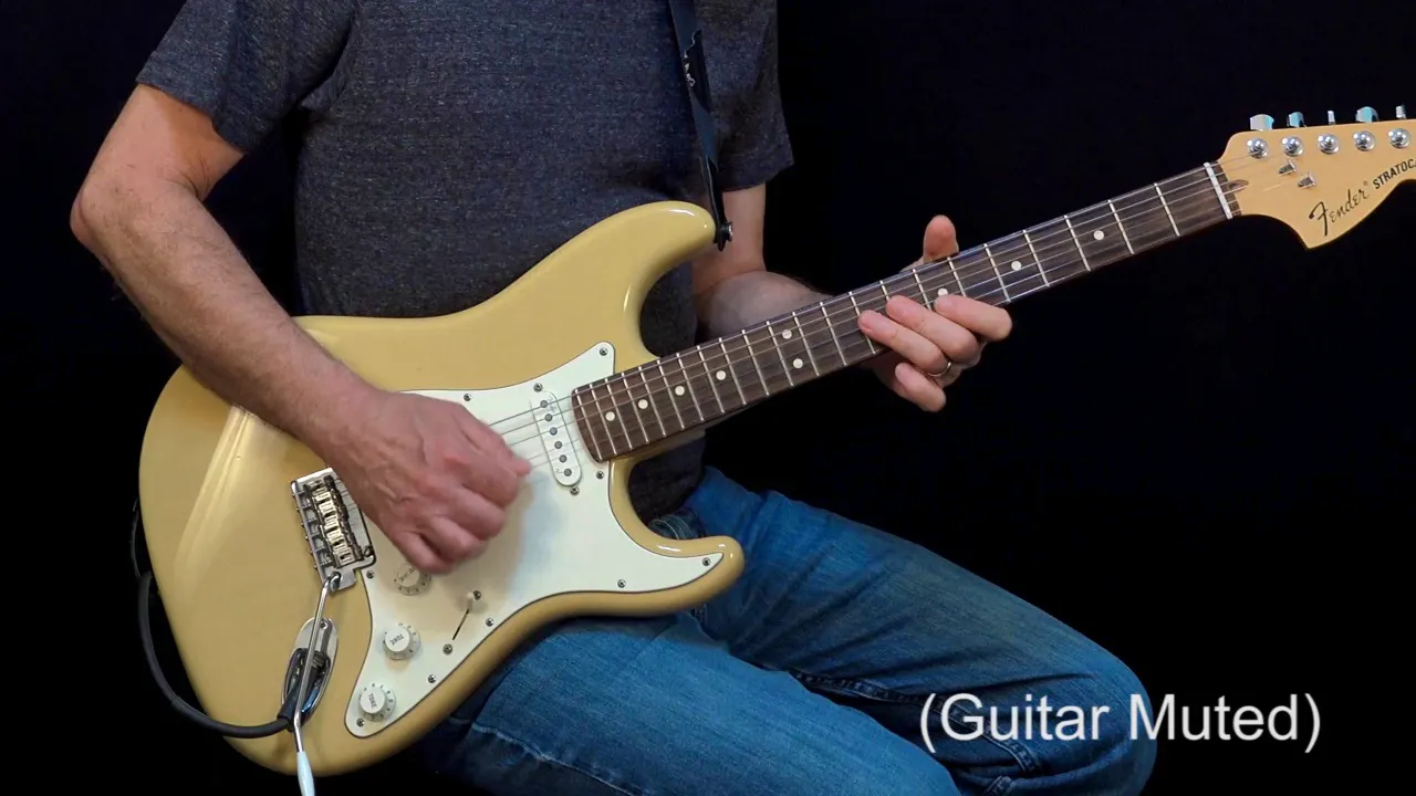 Classic Bluesy Diad Riff: Jam Along 120 BPM