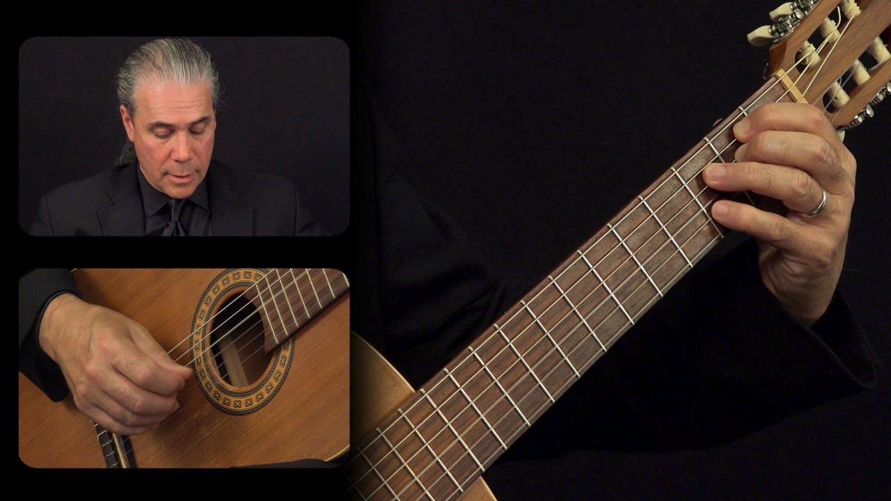 Tarrega 'Recuerdos':  A Major Section Measures 29-36